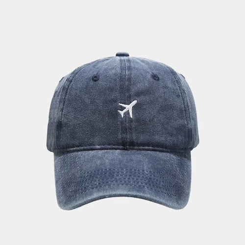 Airplane Embroidery Cap