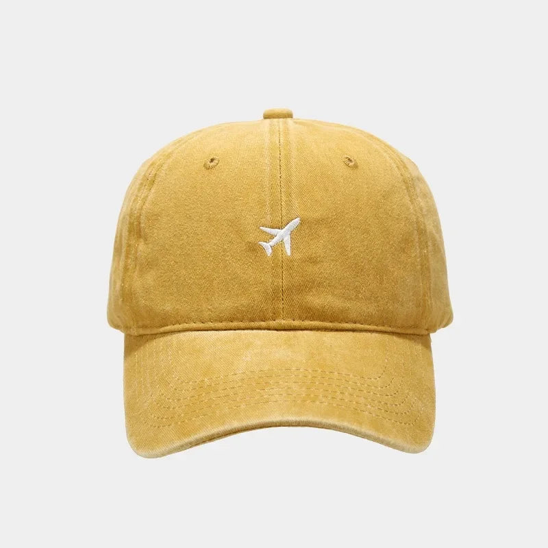 Airplane Embroidery Cap