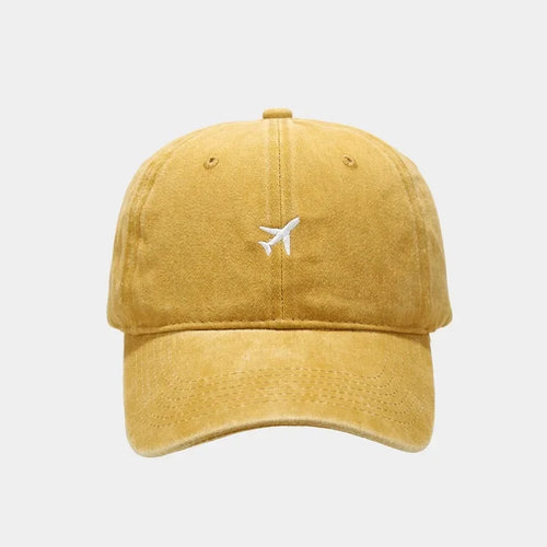 Airplane Embroidery Cap