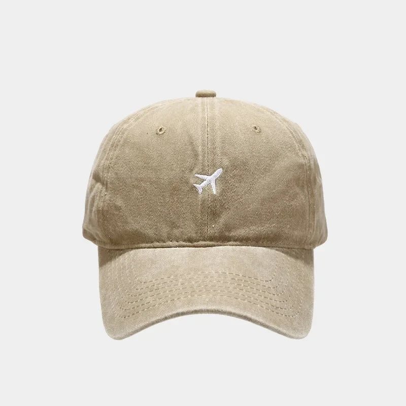 Airplane Embroidery Cap