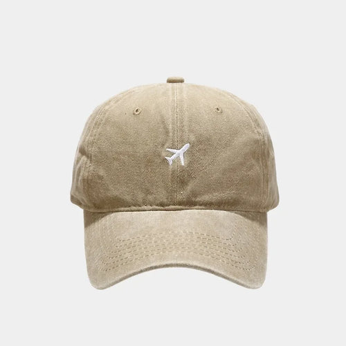 Airplane Embroidery Cap